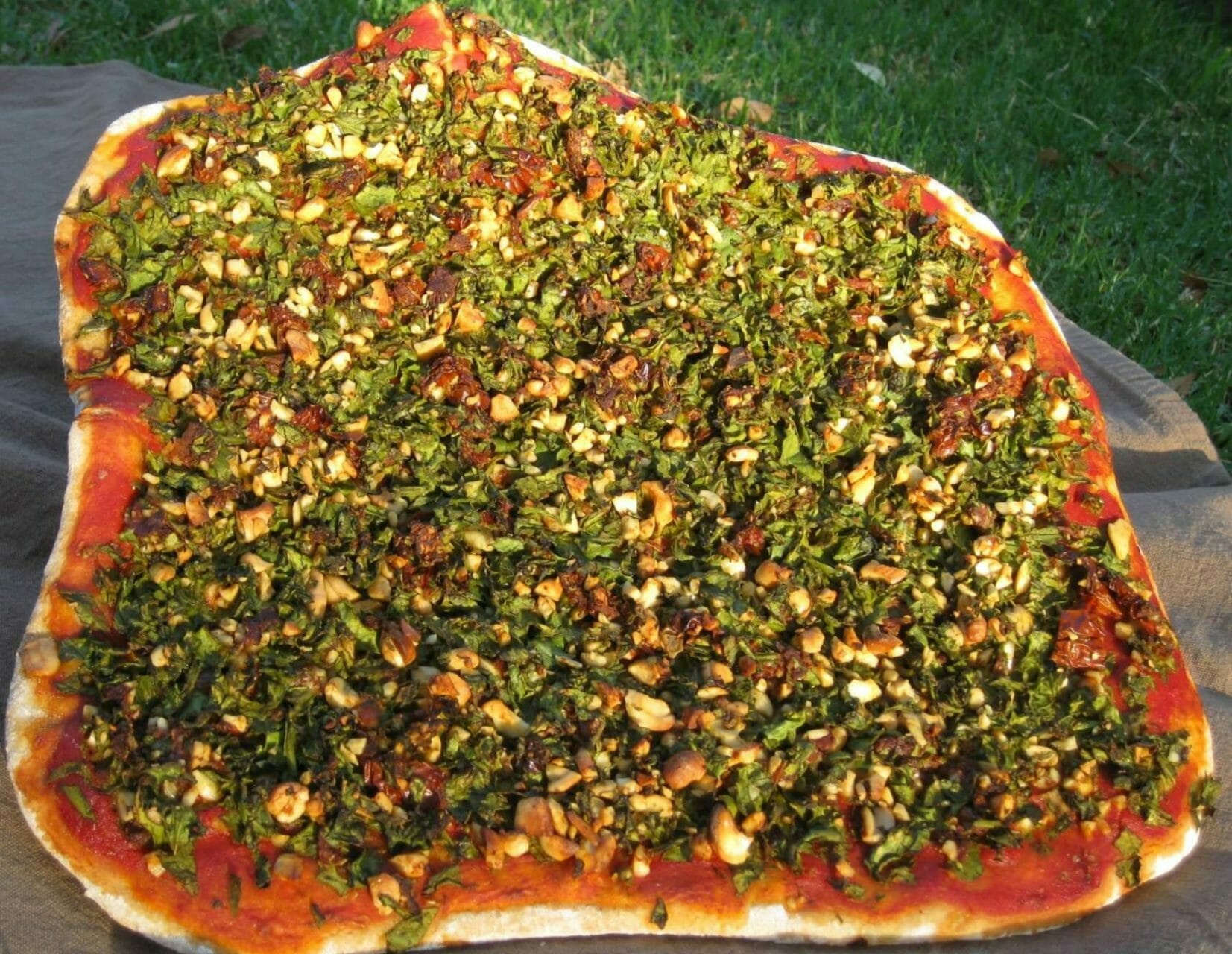 Vegane Pizza komplett