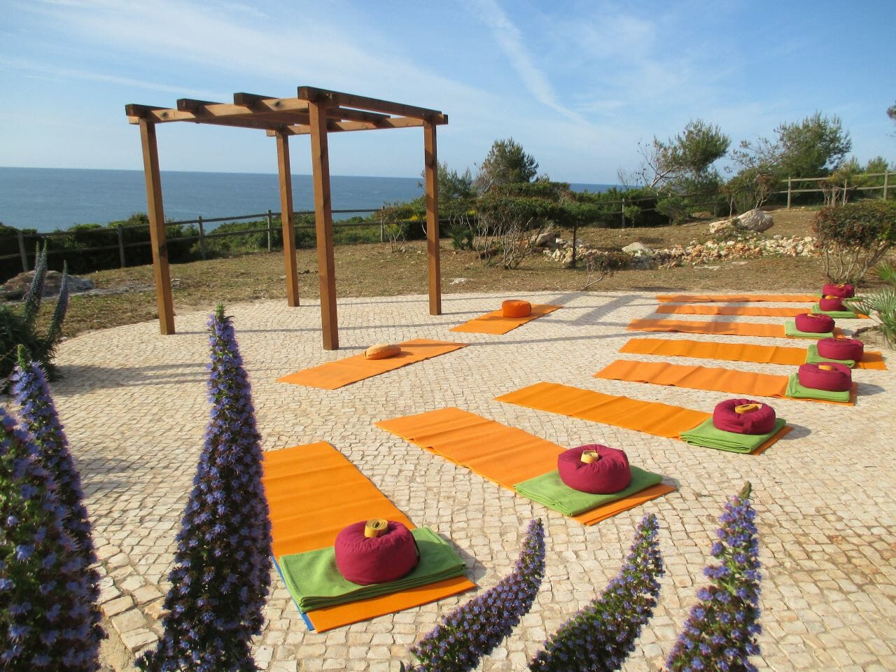 Outdoor Yoga nach dem Biken