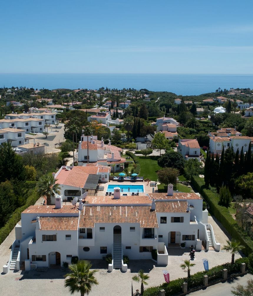 Retreat Resort Algarve von oben Feed your Soul aus der Vogelperspektive